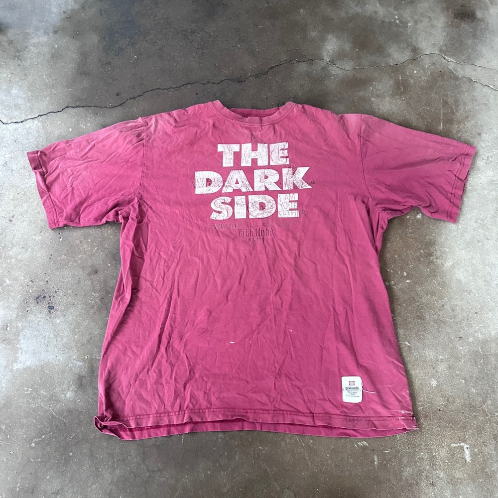 Ecko Unltd Star Wars T-Shirt Mens 2XL Red Good Dark Side Graphic Distressed